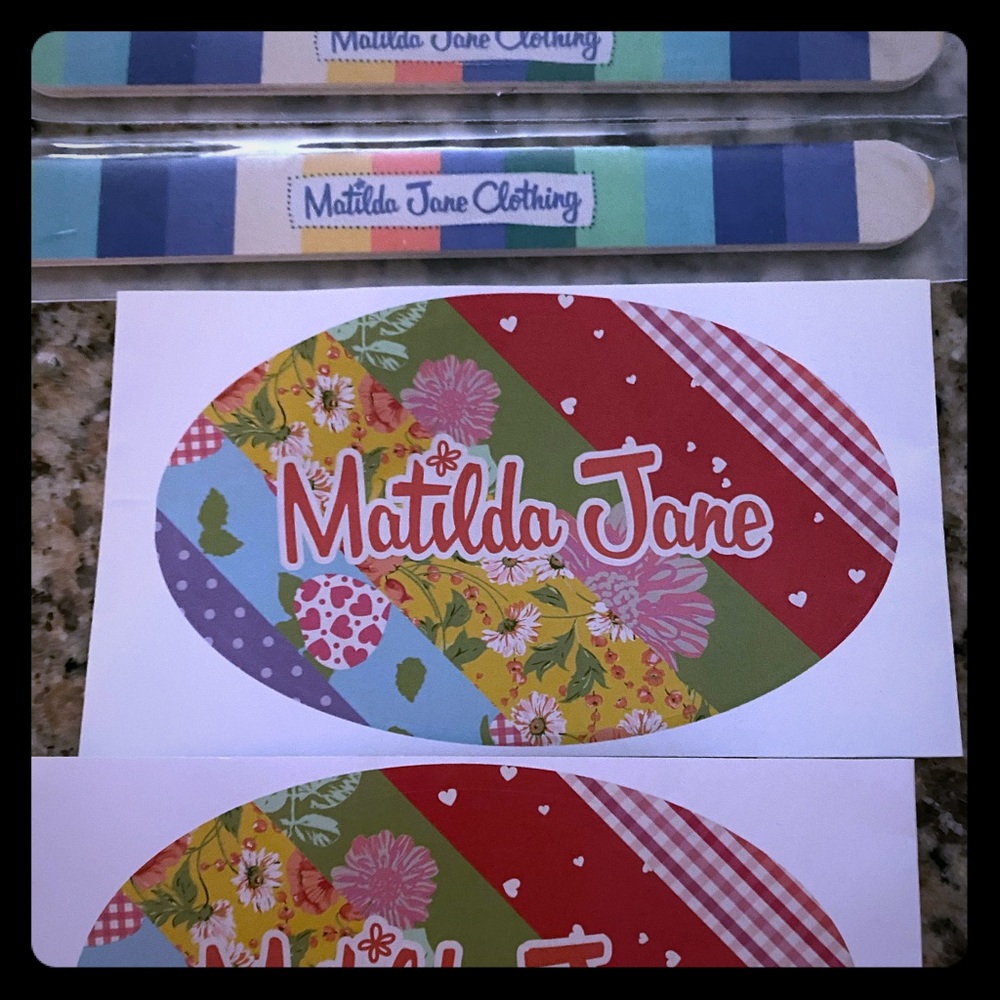 Matilda Jane Stickers and Nail Files